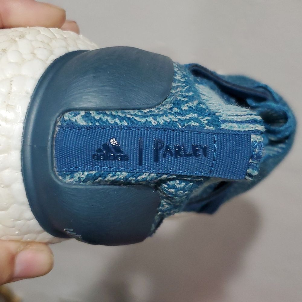 Adidas X Parley Ultra Boost Teal Running Shoes Size 7.5 Boys Or Womens 9 - Picture 10 of 12